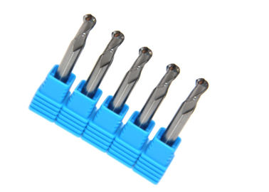 Three Flute Ball Nose End Mill / High Efficient Aluminum Ball Nose Drill Bit