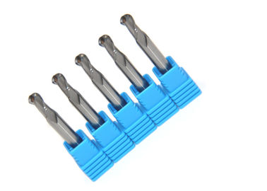 Three Flute Ball Nose End Mill / High Efficient Aluminum Ball Nose Drill Bit